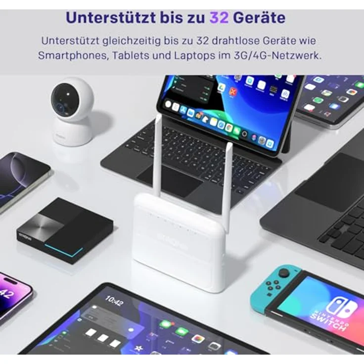 Strong 4GROUTER360, leistungsstarker 4G-Router mit bis zu 300 Mbit/s, Weiss – Bild 6