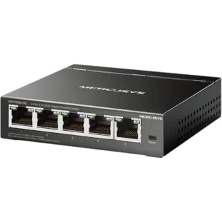 Mercusys Mercu-MS XXX, Netzwerk Switch mit 8 RJ45 Ports, nicht verwaltbar, Schwarz – Bild 2