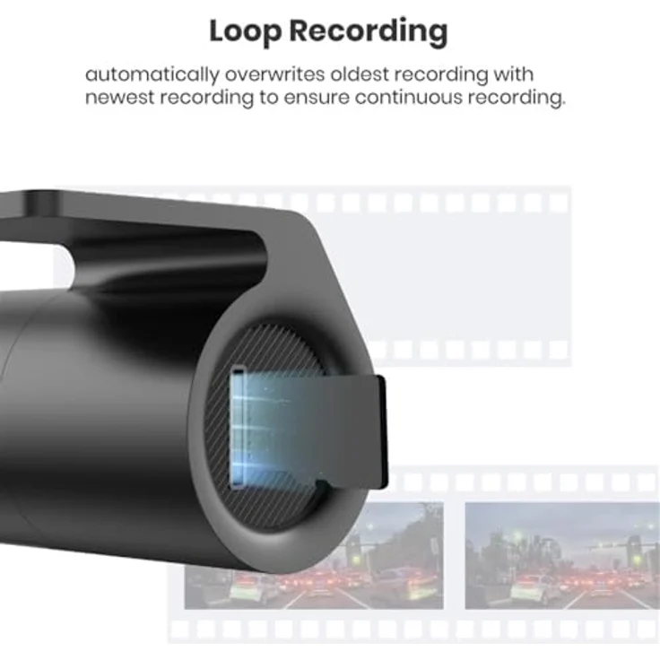 Imou T800, 4K Dashcam mit Sprachsteuerung und Starlight-Nachtsicht, G-Sensor, WLAN, 256 GB microSD-Unterstützung – Bild 8