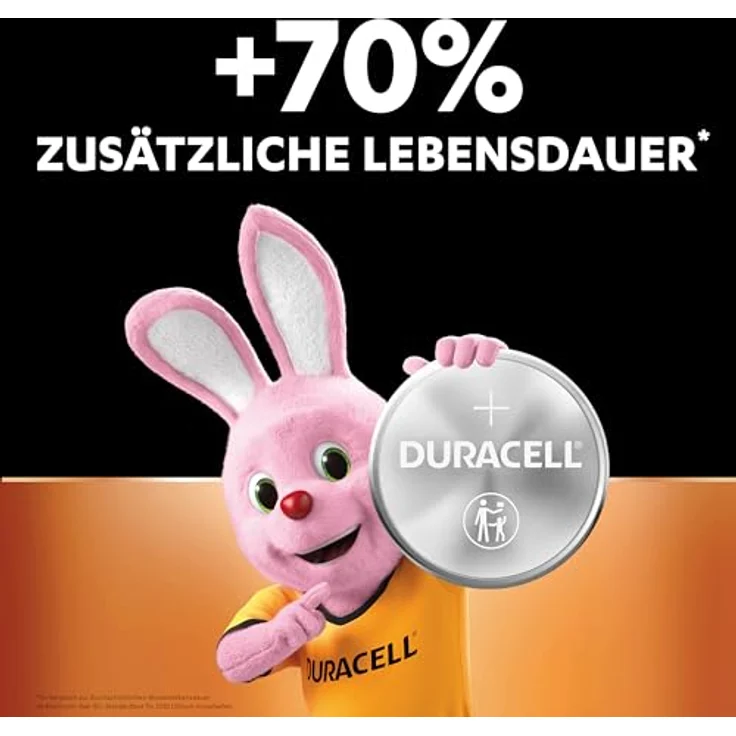 Duracell Specialty 2032 Lithium-Knopfzelle 3 V, 4er-Packung , mit Kindersichere Technologie, für die Verwendung in Schlüsselanhängern, Waagen, Wearables und medizinischen Geräten (CR2032 -DL2032) – Bild 2