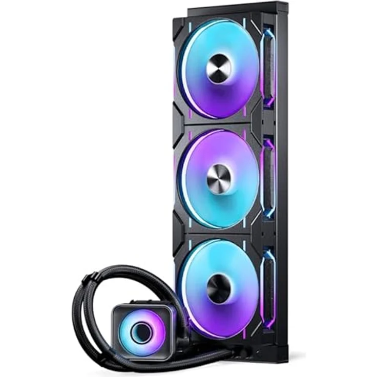 Phanteks Glacier One 420D30 X2 DRGB, 420mm AiO Wasserkühlung für CPU, schwarz, mit DRGB-Beleuchtung – Bild 4