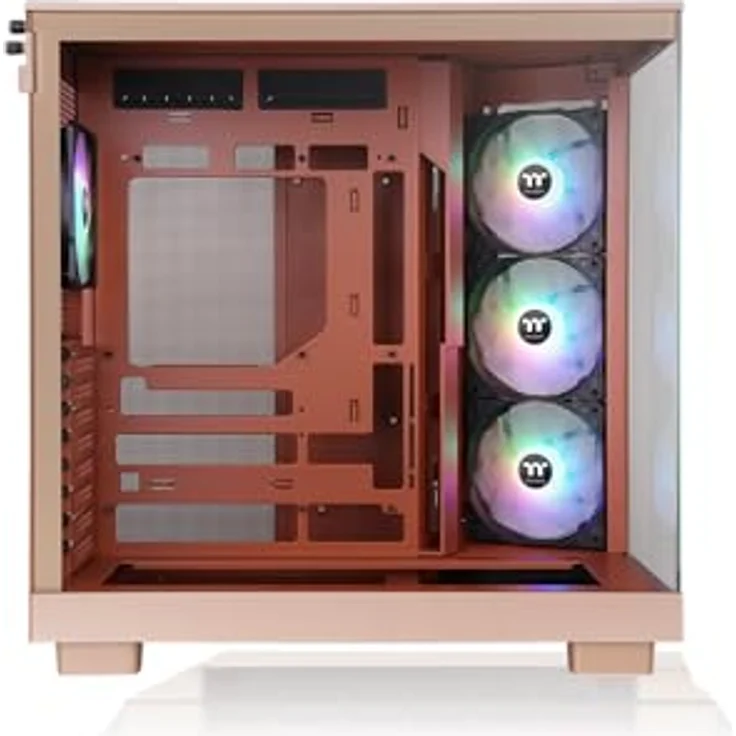 Thermaltake View 380 XL TG ARGB Mid Tower Chassis Gravel Sand | Bis zu 10 Lüfter erweiterbar – Bild 3