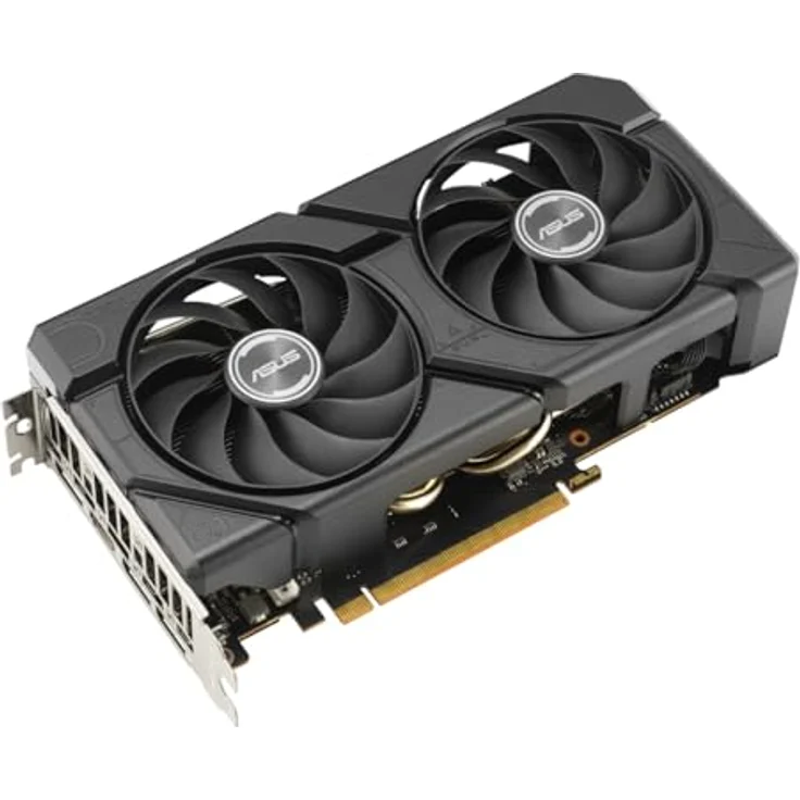 ASUS Dual Radeon RX 7600 EVO OC Edition 8GB GDDR6 Gaming Grafikkarte, PCIe 4.0, HDMI 2.1, 3X DisplayPort 1.4a, DUAL-RX7600-O8G-EVO, Schwarz – Bild 3