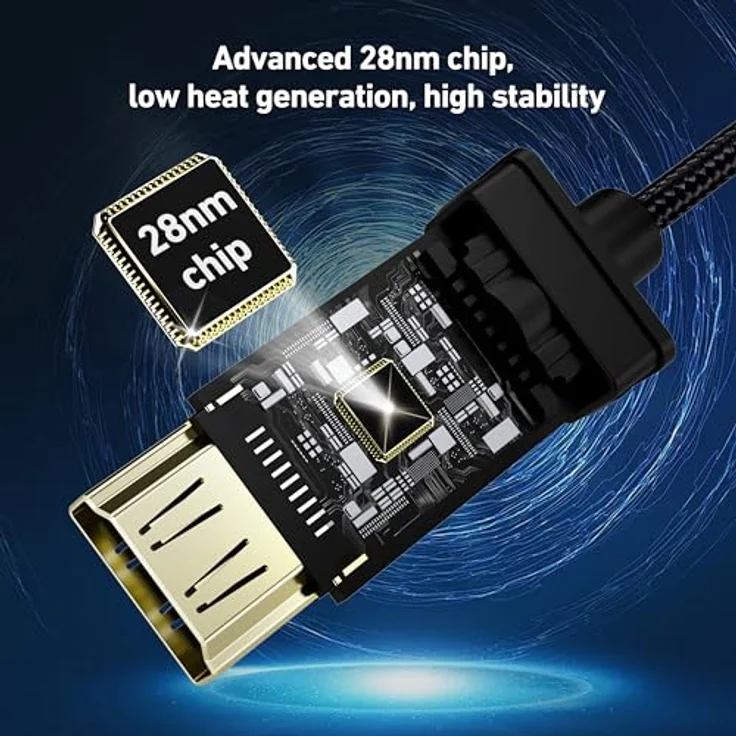 BENFEI USB C auf HDMI 2.1 Adapter, 8K@60Hz/4K@240Hz, Aluminiumgehäuse, geflochtenes Nylon, kompatibel mit iPhone 15/16 Pro/Max, MacBook Pro/Air 2023, iPad Pro – Bild 5
