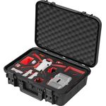 TomCase Drohnenkoffer „Ready to Fly” für DJI Mini 4 Pro Fly More Combo, Standard oder DJI RC 2 Controller, wasserdichter ECO Schutzkoffer - Made in Germany, schwarz