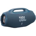 JBL Boombox 4, Tragbarer Bluetooth Lautsprecher mit JBL Pro Sound, IP68 wasserdicht, bis zu 34h Wiedergabe, Auracast Multi-Speaker, 2 Bass-Boost-Modi, Blau