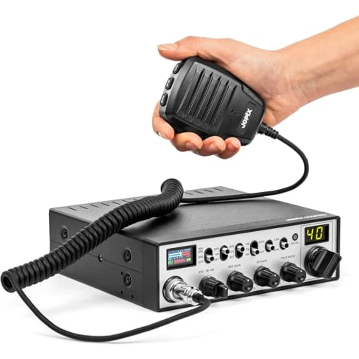 PNI JOPIX 900PRO 40CH CB-Funkstation, AM/FM, 4W, ASQ, 12-24V – Bild 6