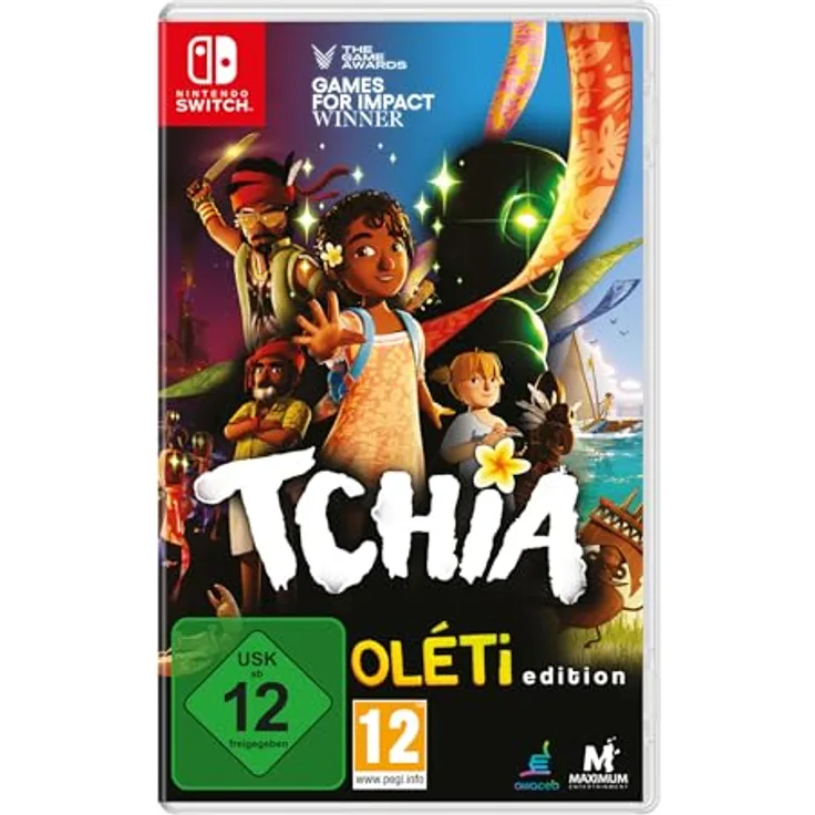 maximum entertainment uk limited Tchia: Oléti Edition [Nintendo Switch] - Tropisches Open-World-Abenteuer mit physikbasierten Spielmechaniken und Kepler Customization Pack