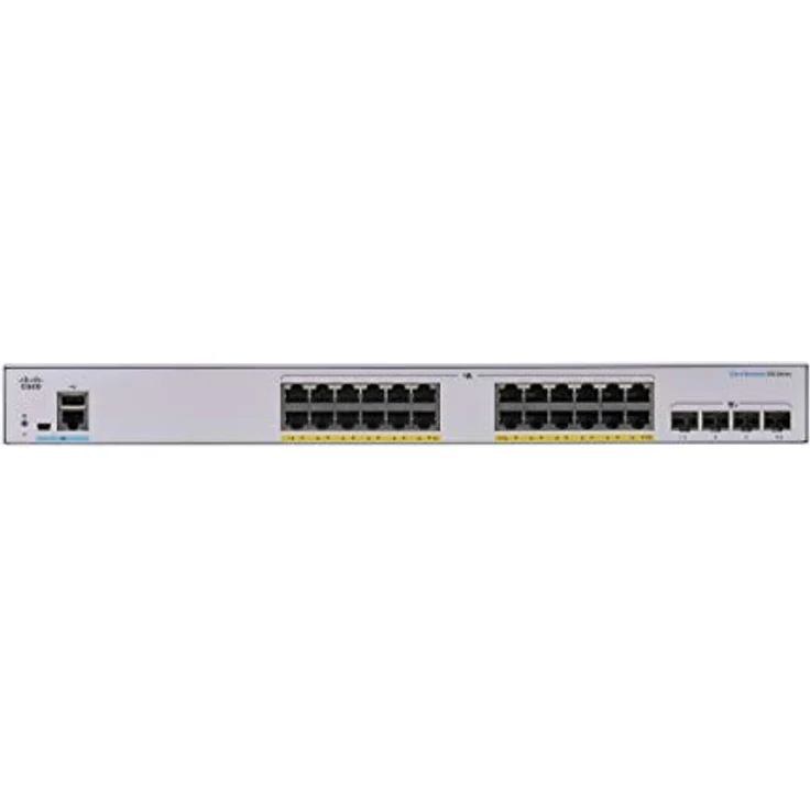 Cisco Business CBS350-24FP-4G Managed Switch | 24 GE-Ports | Full PoE | 4 x 1G-SFP | Begrenzter Lebenszeitschutz (CBS350-24FP-4G) – Bild 2
