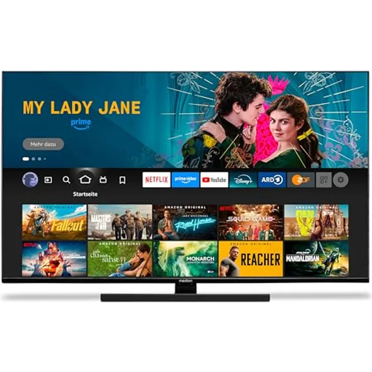 MEDION X15032 (MD 31411) 125,7 cm (50 Zoll) QLED Fernseher (Fire TV, 4K Smart TV, Dolby Vision HDR, Dolby Atmos, Netflix, Prime Video)