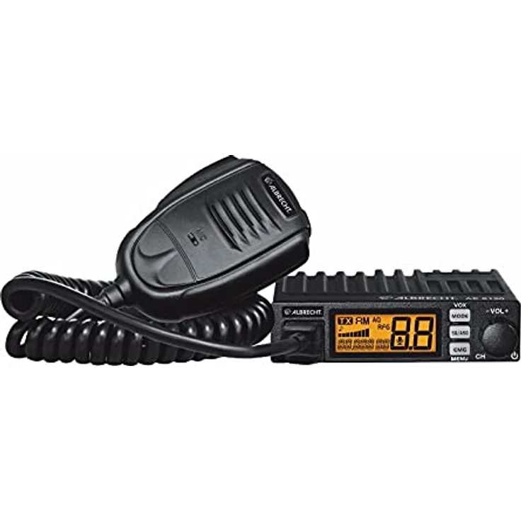 Albrecht Mini-CB FunkAE 6120 VOX Multi 12620 CB-Funkgerät, kompaktes Design, großes Display, Druckgussgehäuse – Bild 2