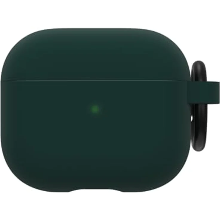 OtterBox Soft Touch Kopfhörer Hülle für AirPods 3. Gen 2021, stoßfeste, sturzsichere, ultraflache Schutzhülle für Apple AirPods, inklusive Karabiner, Dunkelgrün – Bild 2