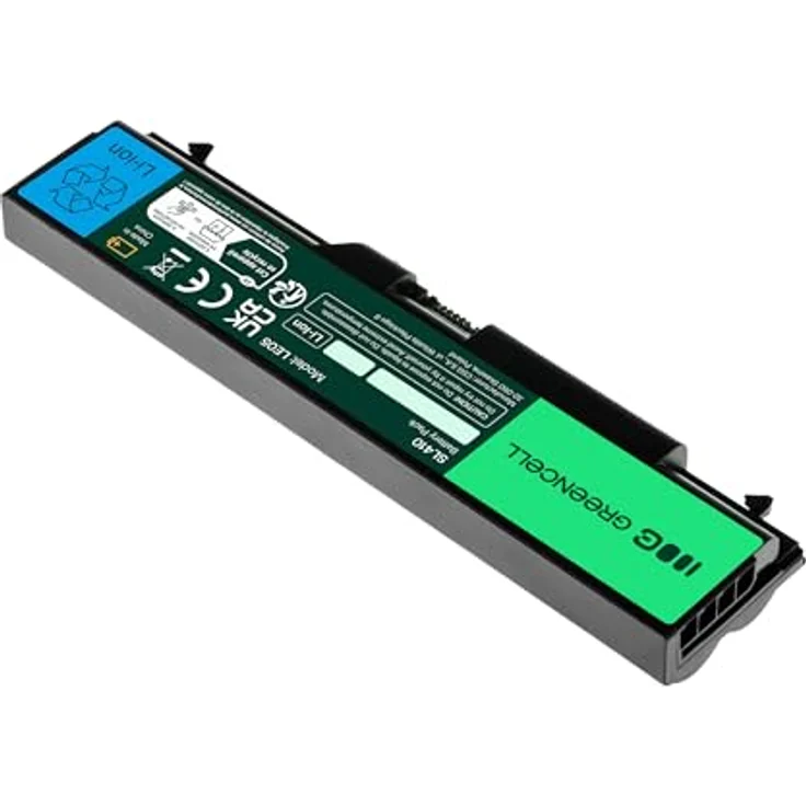 Green Cell Laptop-Batterie, 6 Zellen, 4400 mAh, Schwarz, kompatibel mit Lenovo ThinkPad Edge 14/15, E525, T410, T420, T510, T520, W510 – Bild 5
