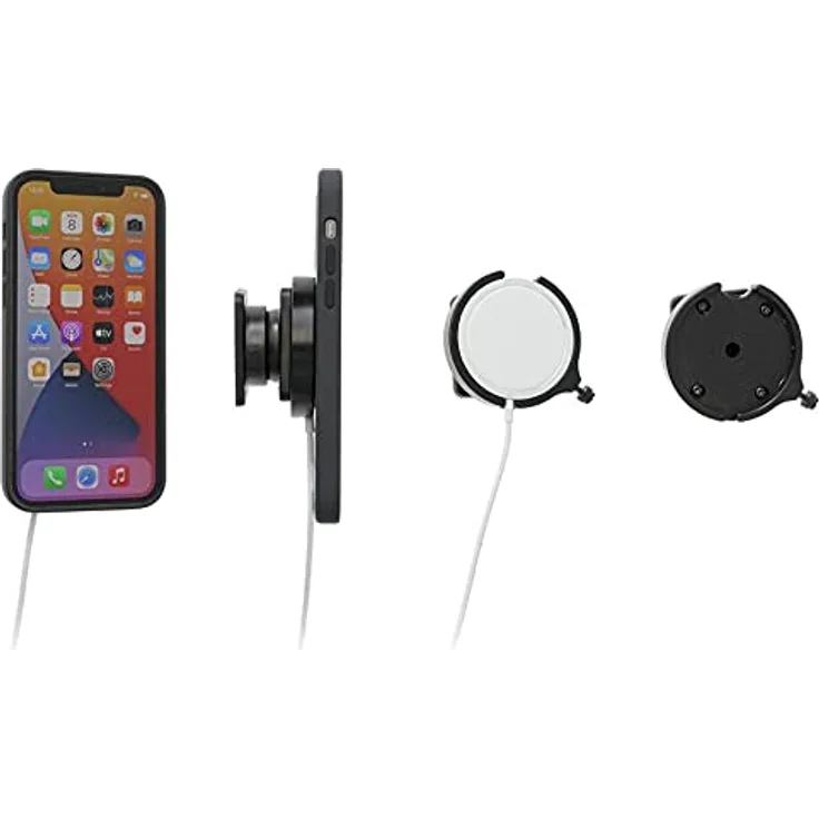 Brodit Gerätehalter 216173 | Made IN Sweden | für Smartphones - Apple iPhone 12, iPhone 12 Pro, iPhone 12 Pro Max, iPhone 12 Mini, schwarz, 875271