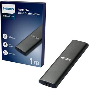 Bild für PHILIPS External SSD 1TB Ultra Speed Space Grey