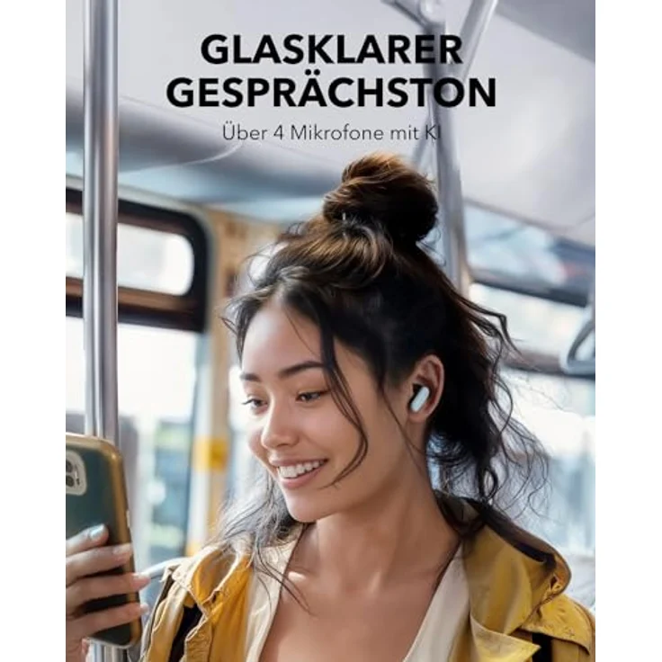 SOUNDCORE BY ANKER P30i In-ear Kopfhörer mit Noise Cancelling, 45 Std. Akkulaufzeit, Bluetooth 5.4, Blauschwarz – Bild 6