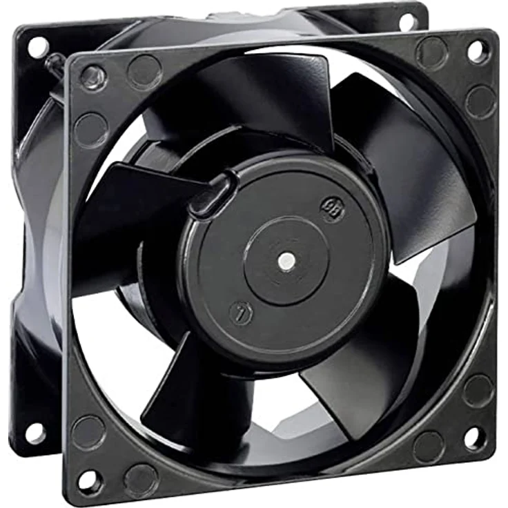 Papst EBM Papst 3650 Axiallüfter 230 V/AC 76 m³/h (L x B x H) 92 x 92 x 38 mm (92 mm, 1 x), PC Lüfter, Schwarz – Bild 2