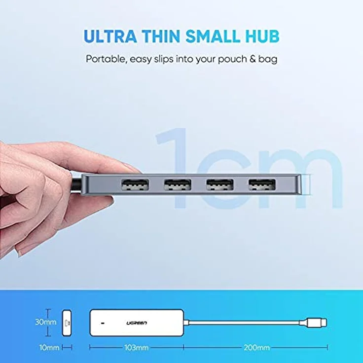 Ugreen USB-C 3.0 To 4 Ports HUB (70336) – Bild 8