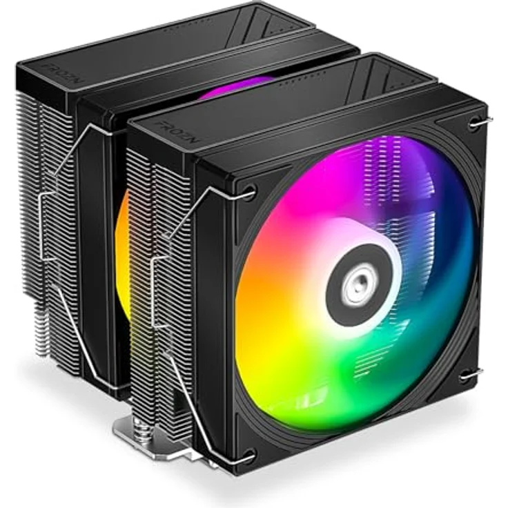 ID-Cooling FROZN A620 PRO SE ARGB, CPU Luftkühler mit max. 25 dBA, variabler Lüftergeschwindigkeit 300-2000 RPM, Schwarz – Bild 1