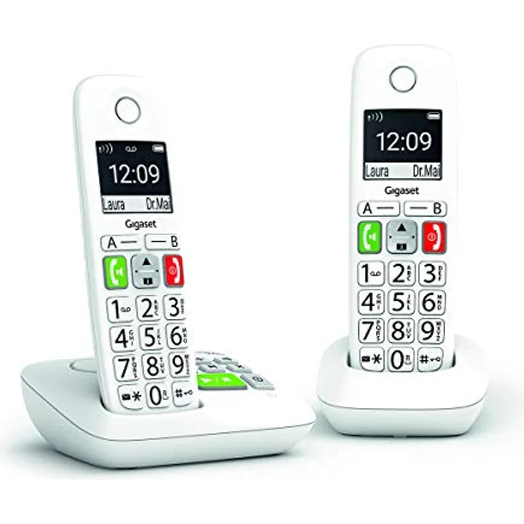 Gigaset E290A Duo, weiß – Bild 2