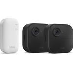 blink Outdoor 4, 2-Kamera-System Überwachungskamera mit 1080p HD, Nachtsicht, wetterfest, inkl. Sync Modul Core und Mikrofon