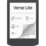 POCKETBOOK Verse Lite, 8 GB eReader mit 15,24 cm E Ink Carta Display und integrierter Beleuchtung, Midnight Grey