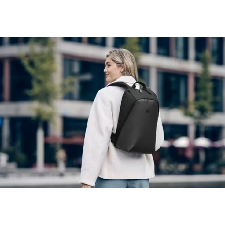 Wenger UrbanOne Light Backpack, Rucksack für Laptops bis 14" aus recycelten Materialien, schwarz – Bild 6