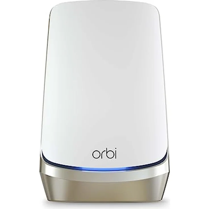 Netgear Orbi 960, Quad-Band Mesh-Router mit bis zu 10.800 Mbit/s, Weiss/Silber, inkl. NETGEAR Armor-Software – Bild 1