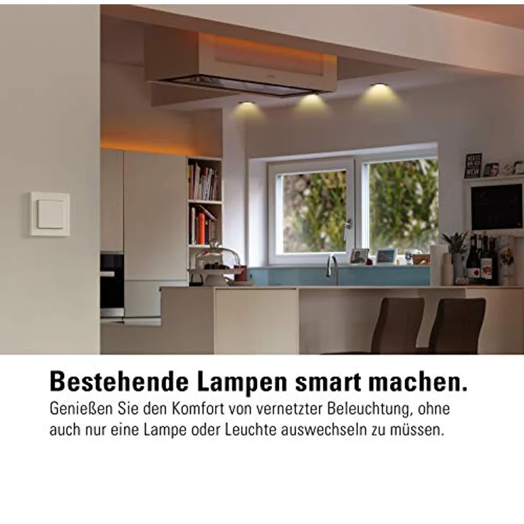 Eve Light Switch - Smarter Lichtschalter mit Apple HomeKit Technologie, Kompatibilität für Mehrfachschalter, integrierte Zeitpläne, anpassbares Design – Bild 3