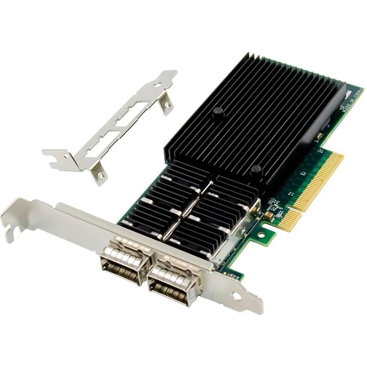 MicroConnect Network Card PCIe x8, Intel XL710-QDA2 Dual-40GbE QSFP+ für hohe Netzwerkleistung in Rechenzentren
