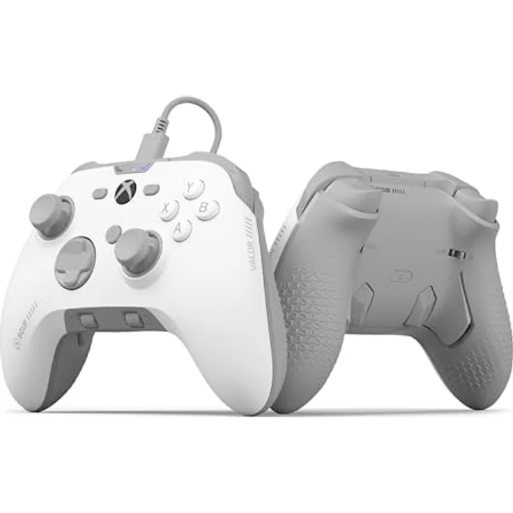 Scuf VALOR PRO Xbox-Performance-Controller mit Kabel – Anpassbare Rücken-Paddles, Sofort-Triggern, Hall-Effekt-Daumenstifte, Audio-Steuerungen, Xbox Series X|S, Xbox One – Weiß – Bild 1
