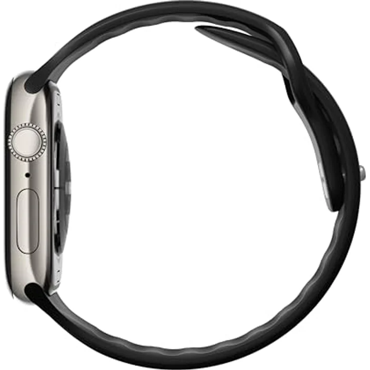 NOMAD Tempo Band für Apple Watch 46mm, wasserfestes und schlankes Sportarmband, Black – Bild 3