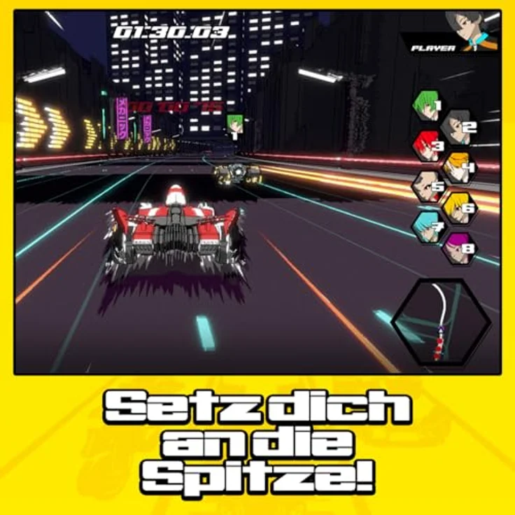 NUMSKULL GAMES Neon Apex: Beyond the Limit - Nintendo Switch Rennspiel mit futuristischen Fahrzeugen und Geschwindigkeiten über 200 Meilen pro Stunde – Bild 4