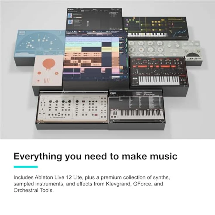 Novation Launchkey 49 MK4, MIDI Controller mit halbgewichteter Tastatur, 16 Aftertouch-Pads und anpassbarem Arpeggiator, Mehrfarbig – Bild 6