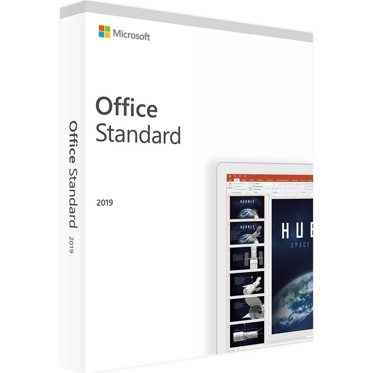 Microsoft Office 2019 Standard, Bürosoftware-Suite für Windows und Mac mit Word, Excel, PowerPoint, Outlook, Publisher und Access