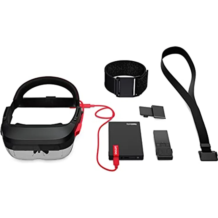 Lenovo ThinkReality A6, AR Brille mit Qualcomm Snapdragon 7c, 1920 x 1080 Pixel, Schwarz – Bild 2