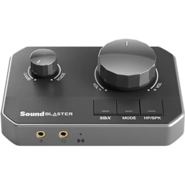 CREATIVE Sound Blaster G8 - Hi-Res Gaming USB DAC, mit Dual-USB-Audiomixing, Acoustic Engine und 10-Band-Equalizer