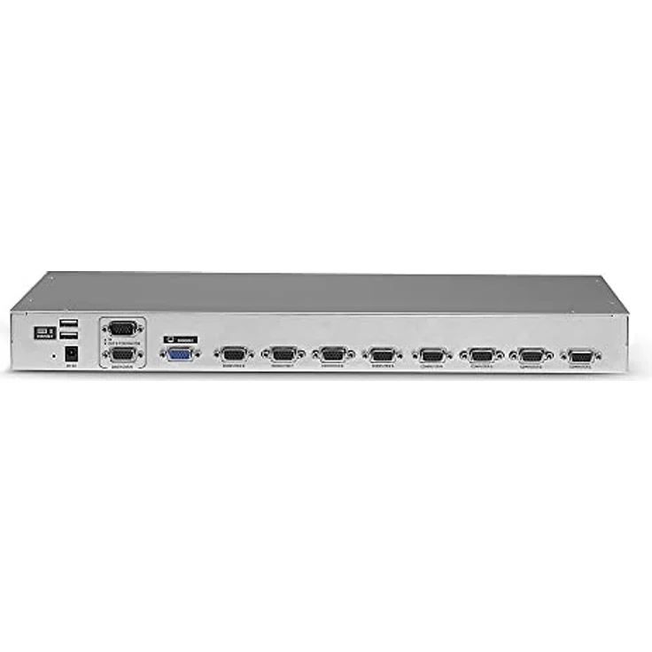 LINDY 39526 8 Port VGA, USB & PS/2 KVM Switch Combo, unterstützt bis zu 8 Computer, VGA-Auflösung bis zu 2048 x 1536 60 Hz, schwarz – Bild 4