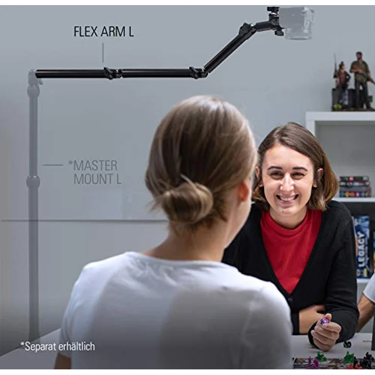 Elgato Flex Arm Kit (vier Stahlrohre mit Kugelgelenken, Kompatibel mit allen Elgato Multi Mount Geräten) schwarz – Bild 6