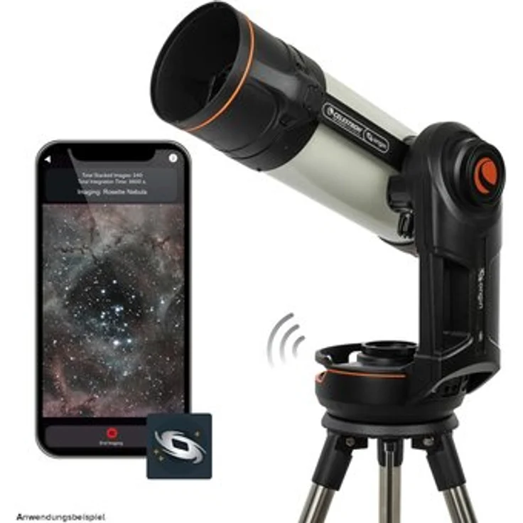 Celestron Origin Mark II, Smart-Teleskop mit 6-Zoll RASA-Optik und Next-Generation 678C Kamera