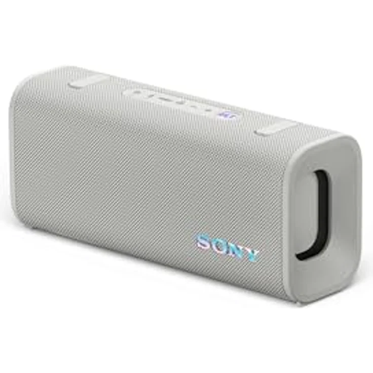 Sony ULT Field 3, Tragbarer Bluetooth-Lautsprecher mit ULT Power Sound, 24-Stunden-Akku, IP67 wasserdicht, staubdicht, stoßfest, abnehmbarer Schulterriemen - Off-White – Bild 1