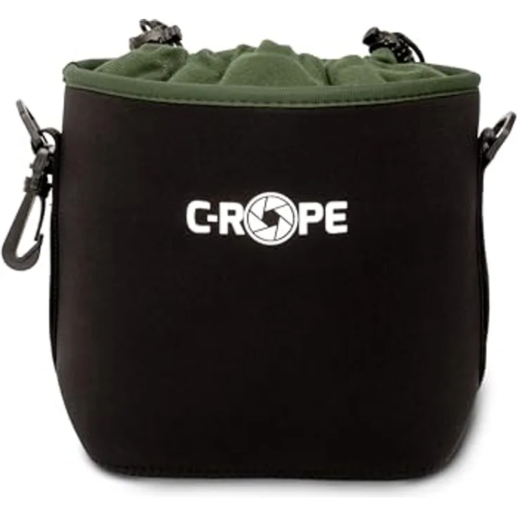 C-Rope Kamerabeutel aus Neopren, Neopren-Beutel mit Fleece-Fütterung, wasserabweisend - Größe M, ideal für Kameraschutz