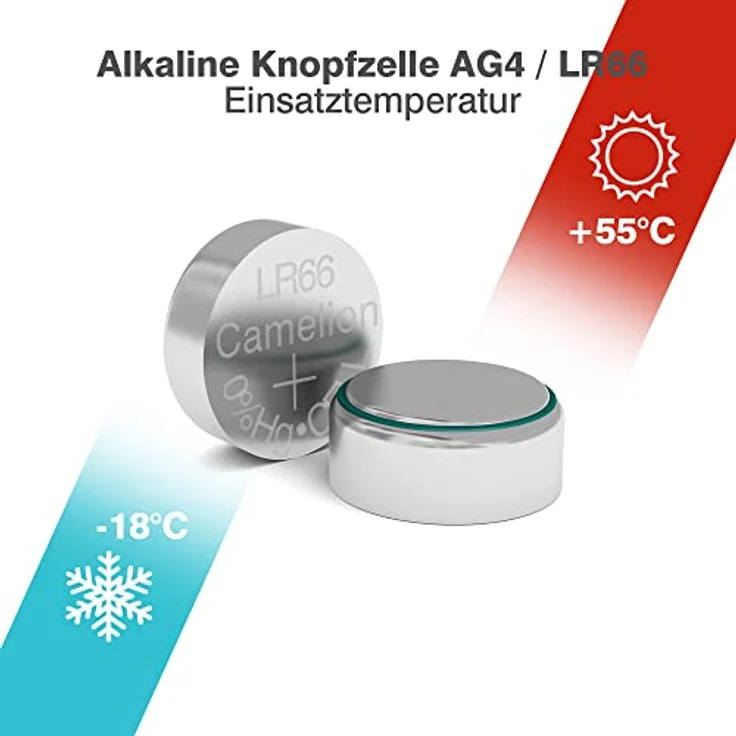 Camelion 12001004 Alkaline Knopfzelle (AG4, LR66, LR626, 377, 10er-Pack, Blister) – Bild 4