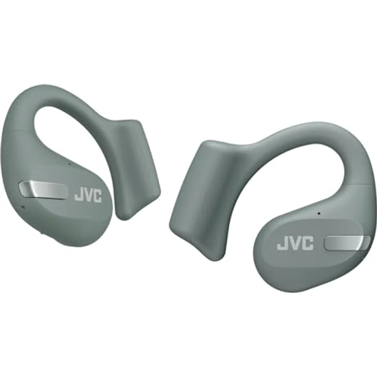 JVC Nearphones HA-NP50T-G, True Wireless Earbuds, Open Ear Design, Active Noise Reduction, Multi-Point, IPX4, Mikrofon-Muting, 38 Std. Laufzeit, BT 5.3, (Sage Green) – Bild 1