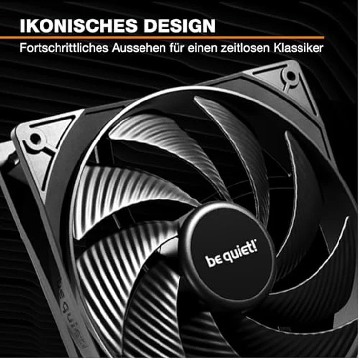 be quiet! PURE WINGS 3, 120 mm PWM Gehäuselüfter 3er Pack, schwarz – Bild 6