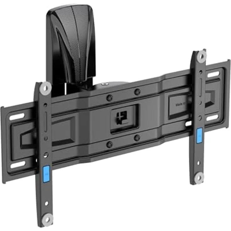 Meliconi Slimstyle Plus 400 Duo, TV-Wandhalterung 32''-88'' VESA 200-300-400, Maximalbelastung 60Kg, Horizontale Neigung ±20° und Vertikale Neigung +10°/-5°, mit EsyFix System und Fast Block System