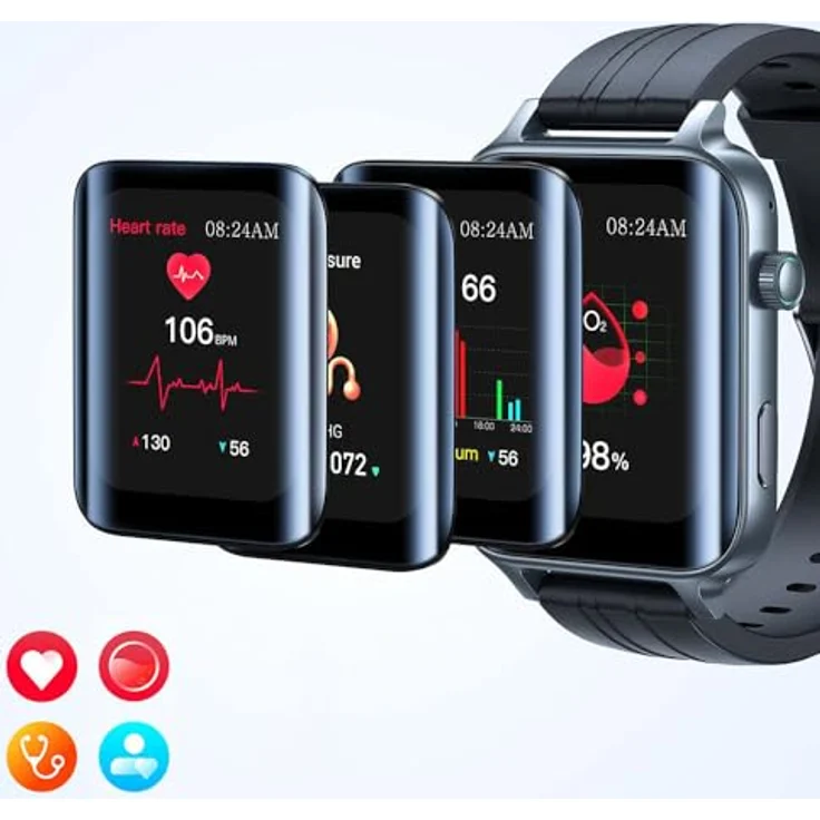 Joyroom JR-FT6 Smart Watch (Make/Answer Call), Sportuhr + Smartwatch in Blau – Bild 3