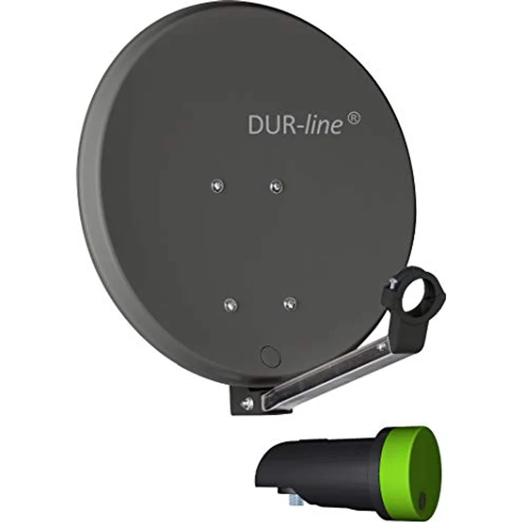 DUR-Line DSA 40cm Anthrazit + Single LNB – Bild 2