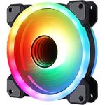 Gelid Solutions STELLA INFINITY – 24 ARGB LEDs – Doppelringbeleuchtung - Langlebiges Doppelkugellager – 4-Pin PWM – 120x120x25mm - Schwarz… - Preisvergleich