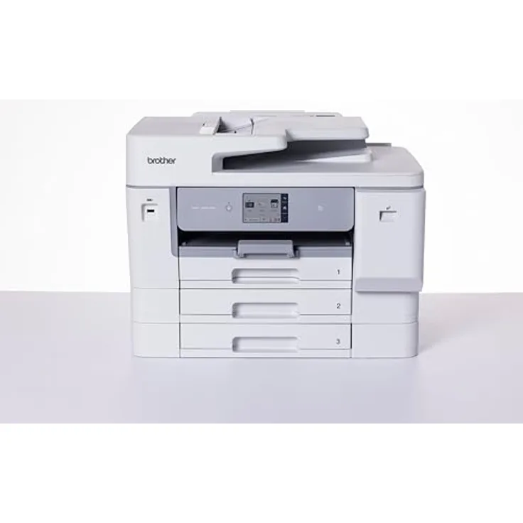 Brother MFC-J6977DW, DIN A3 4-in-1 Multifunktionsgerät mit WLAN, beidseitiges Scannen bis 30 Seiten/Min., 3 x 250-Blatt-Papierkassette